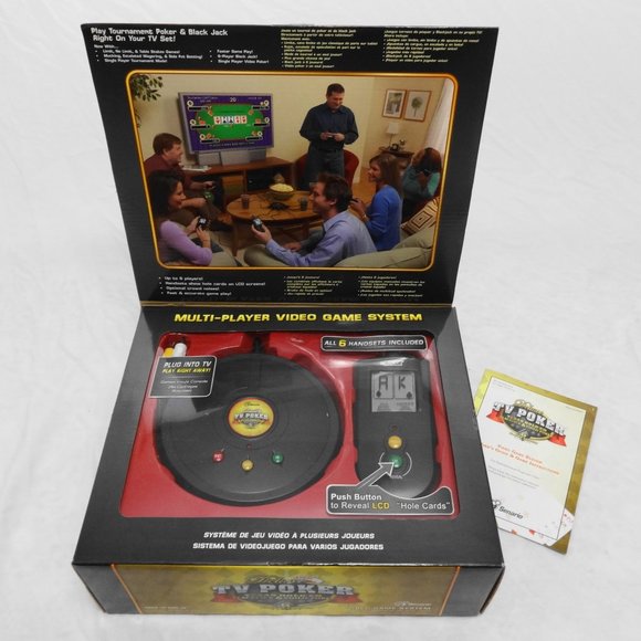 DELUXE TV POKER Texas Holdem Video Game System - Picture 2 of 6